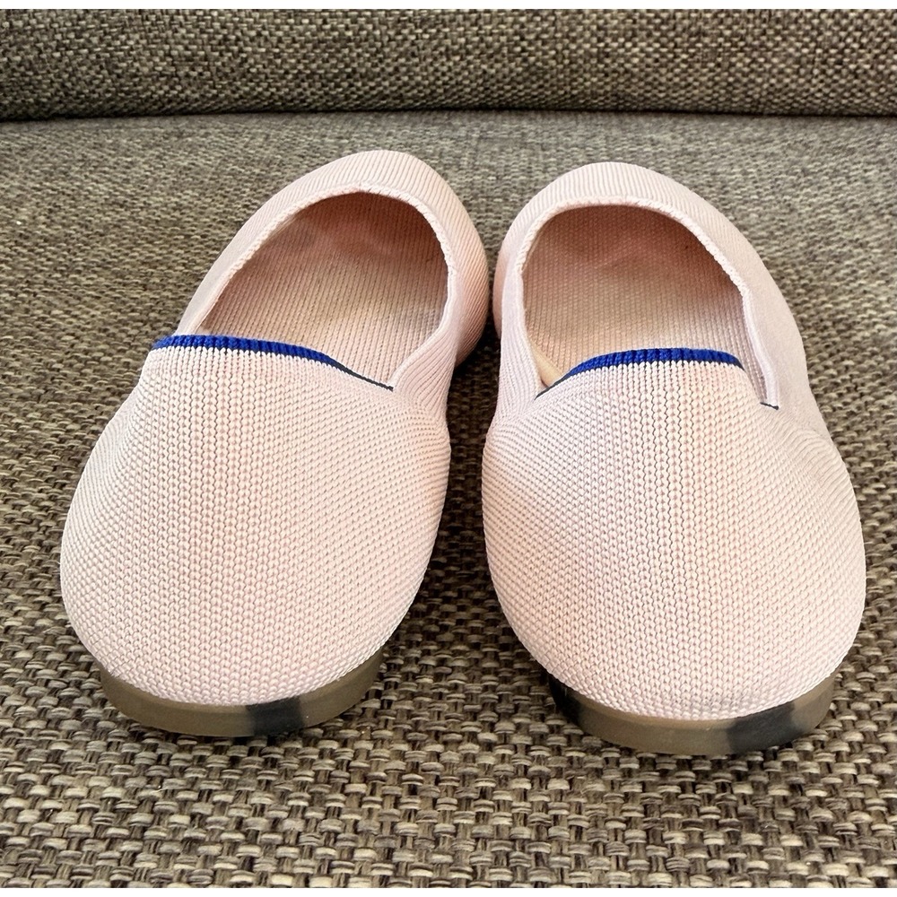 AUTHENTIC Rothy's Pretty Blush Pink Round Toe Slip on Shoes Flats Size 9 - Picture 5 of 7